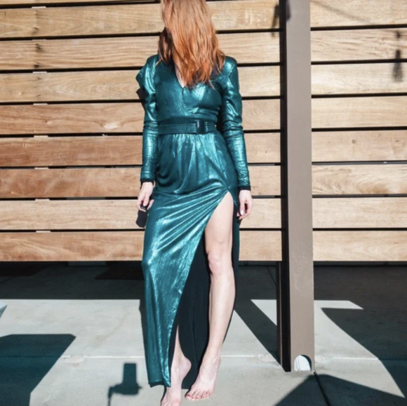 Metallic Evening Gowns